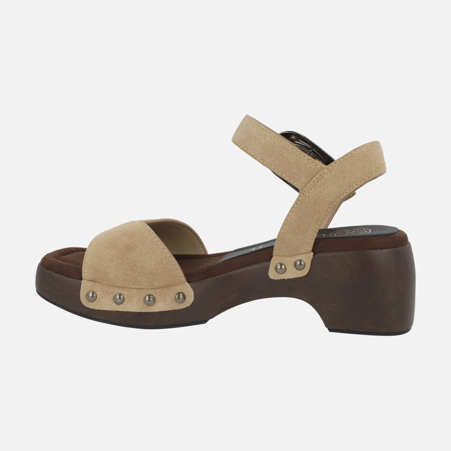 Sandalias de piel con pulsera al tobillo y tachas modelo Inca - Image 9