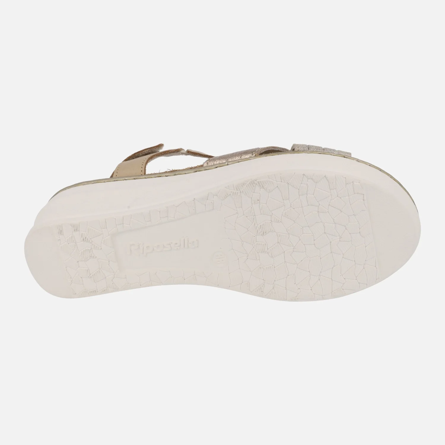 Sandalias de piel con tiras cruzadas y cierre de velcro - Image 12