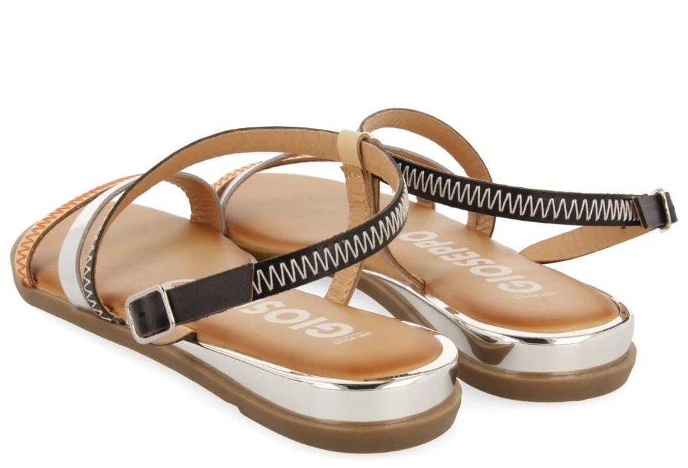 Sandalias de piel con tiras de colores Duesme - Image 3
