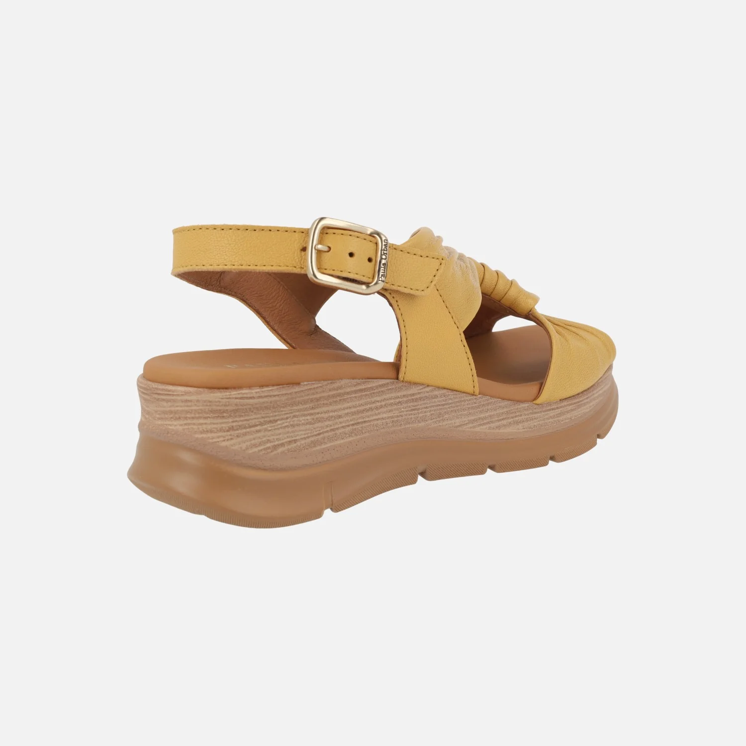 Sandalias de piel con tiras entrelazadas y cierre de hebilla - Image 4