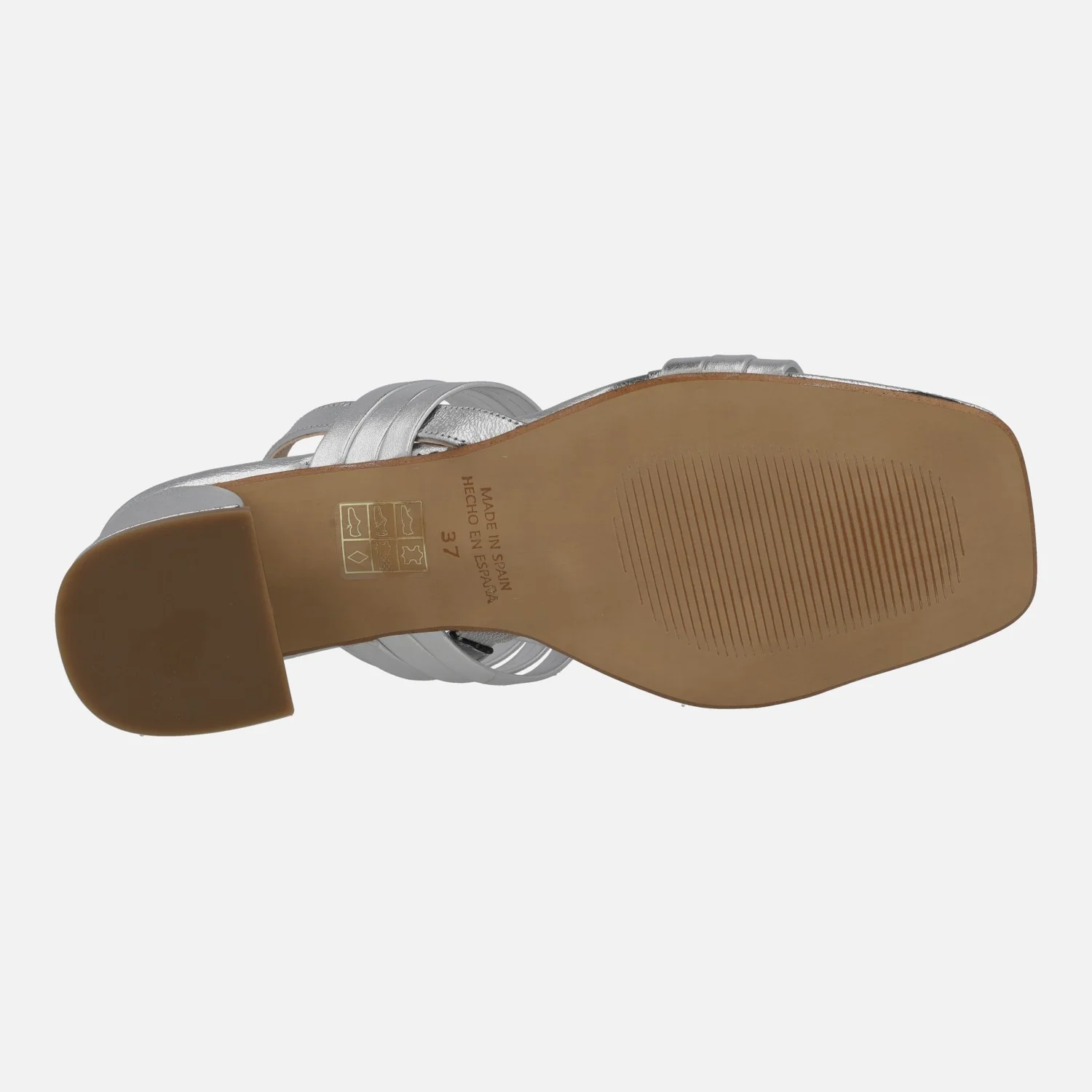 SANDALIAS DE PIEL CON TIRAS Y TACÓN ancho - Image 5