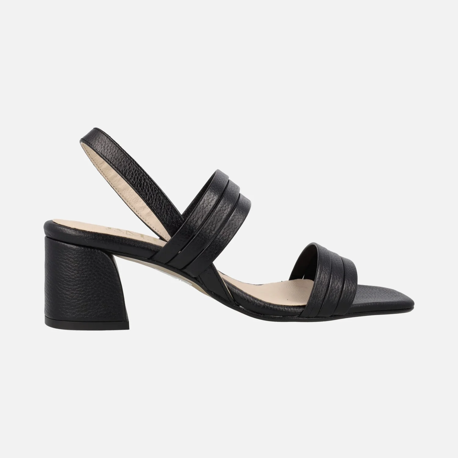 SANDALIAS DE PIEL CON TIRAS Y TACÓN ancho - Image 6