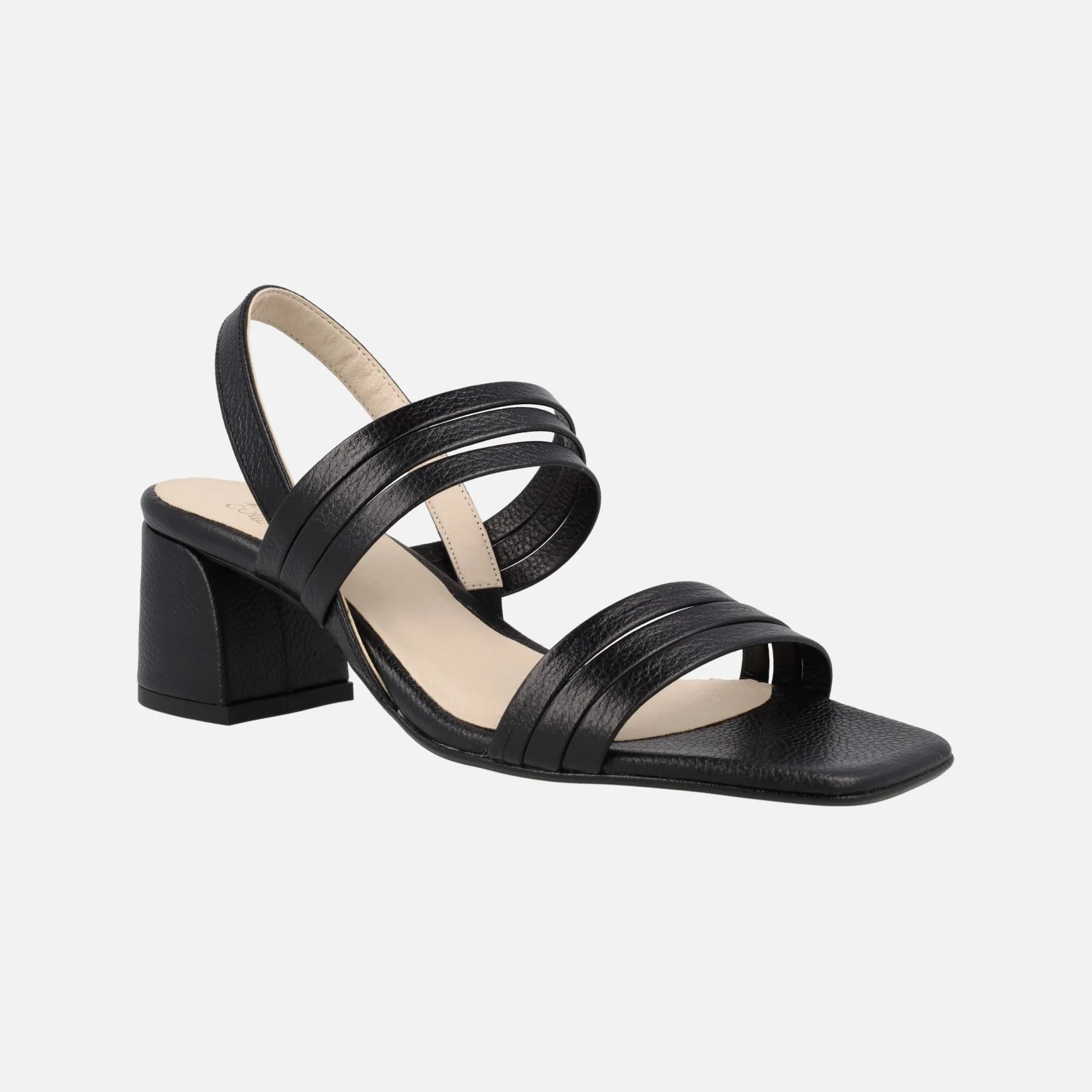 SANDALIAS DE PIEL CON TIRAS Y TACÓN ancho - Image 7
