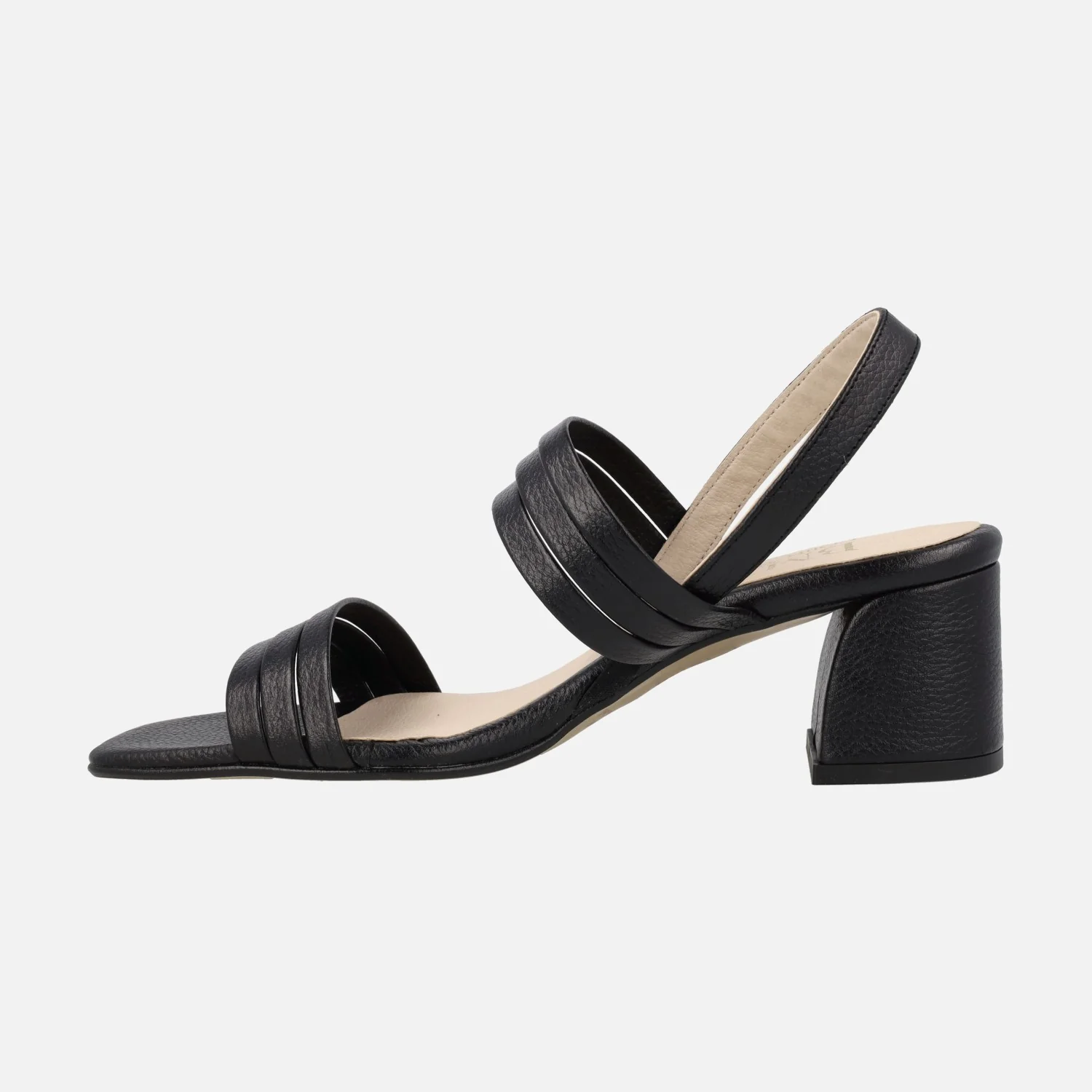 SANDALIAS DE PIEL CON TIRAS Y TACÓN ancho - Image 9
