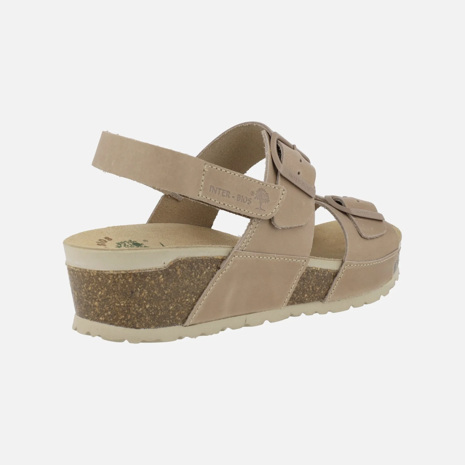 Sandalias de piel engrasadas con hebillas y velcro - Image 10