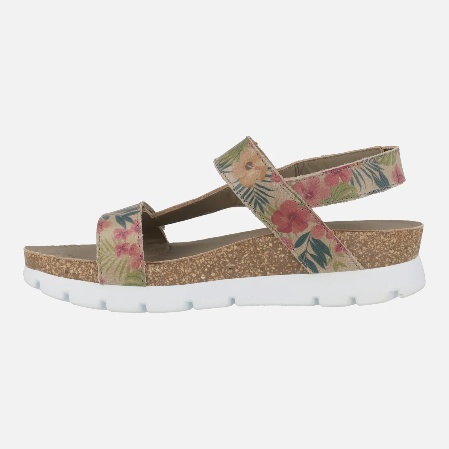 Sandalias de piel estampadas Selma Tropical - Image 3