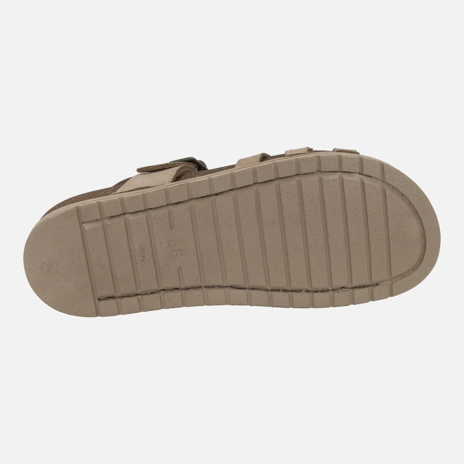 Sandalias de piel estilo cangrejeras con planta BIO - Image 12