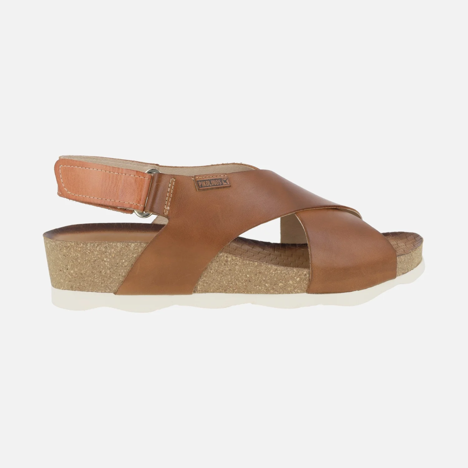Sandalias de piel Mahon con tiras cruzadas y cierre de velcro - Image 7