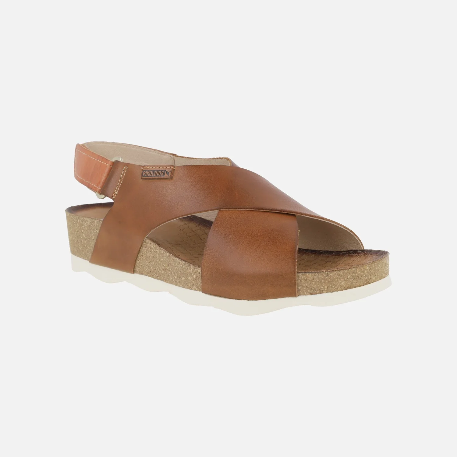 Sandalias de piel Mahon con tiras cruzadas y cierre de velcro - Image 8