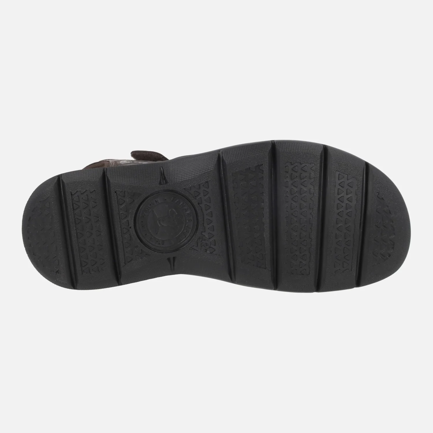 Sandalias de piel para hombre con cierre de velcro Sanders Basics - Image 8