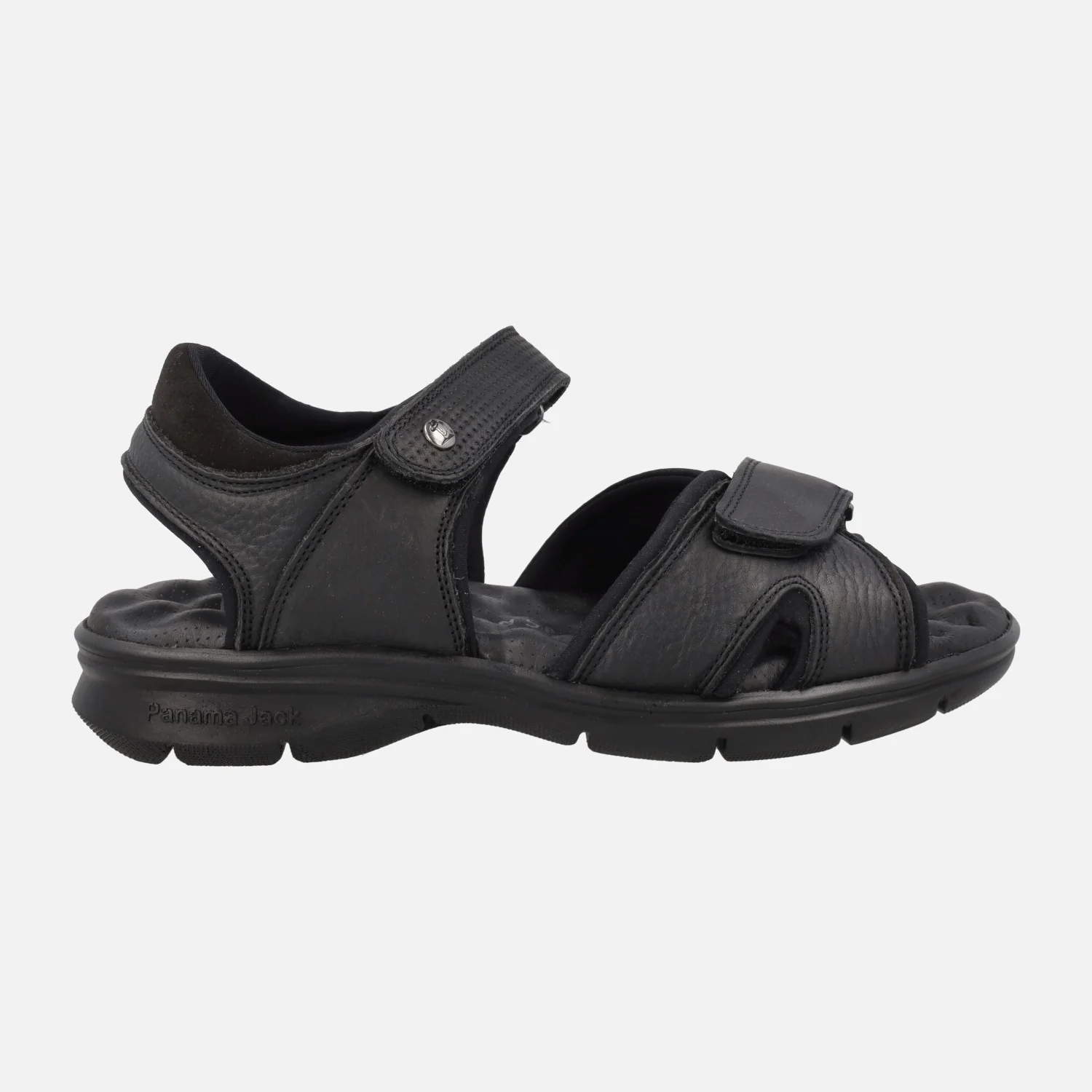 Sandalias de piel para hombre con cierre de velcro Sanders Basics