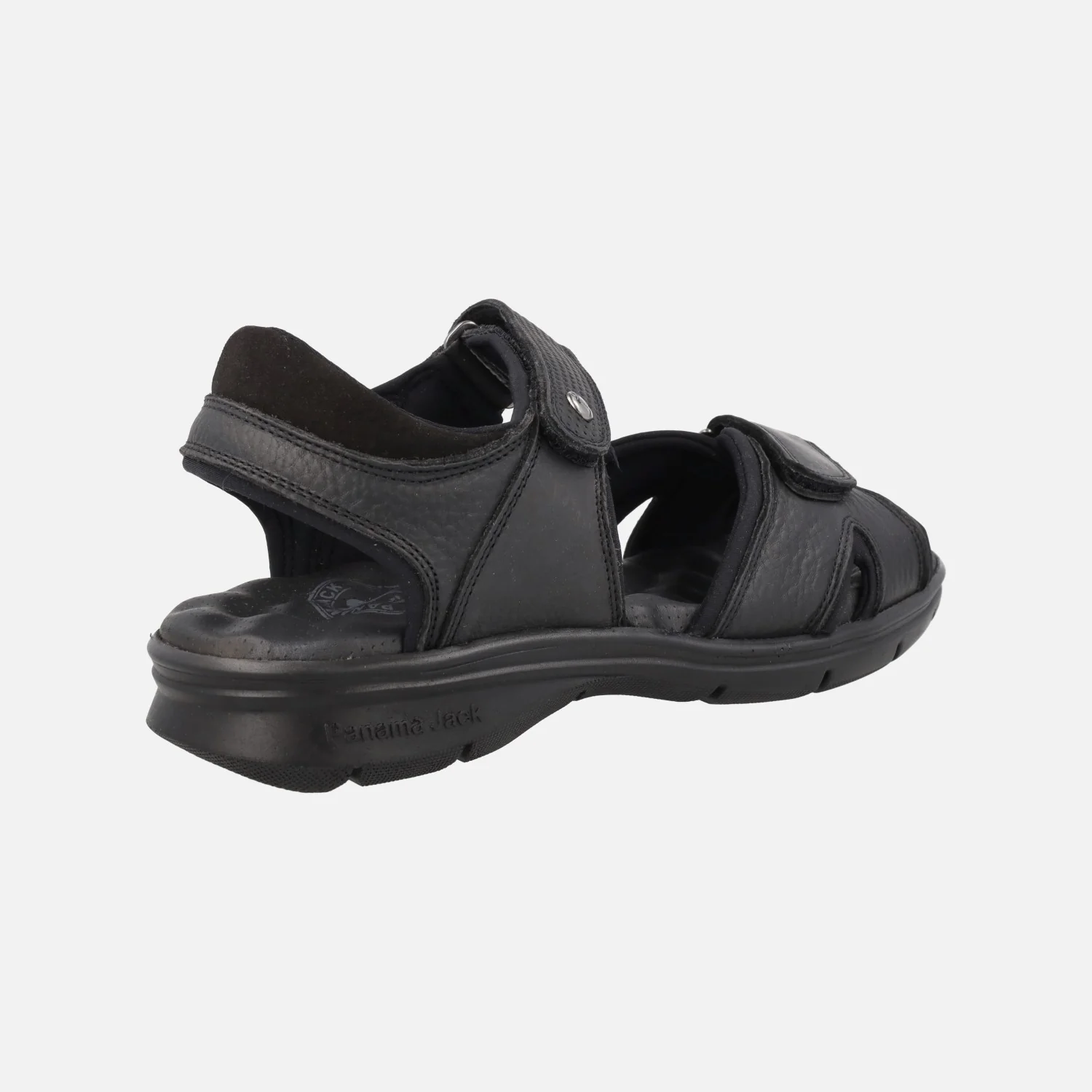 Sandalias de piel para hombre con cierre de velcro Sanders Basics - Image 3