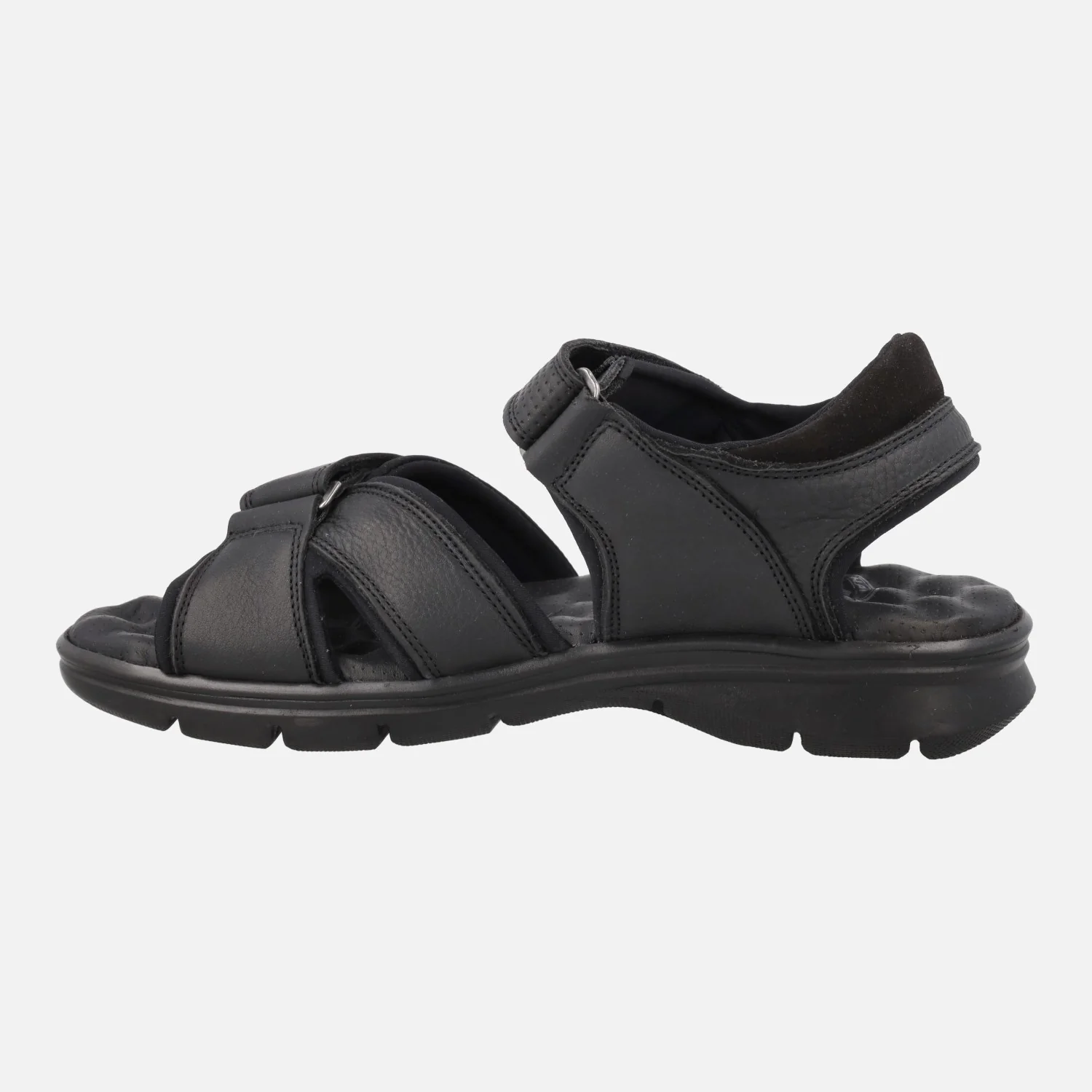 Sandalias de piel para hombre con cierre de velcro Sanders Basics - Image 5
