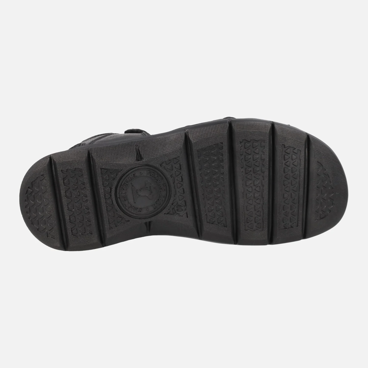 Sandalias de piel para hombre con cierre de velcro Sanders Basics - Image 6