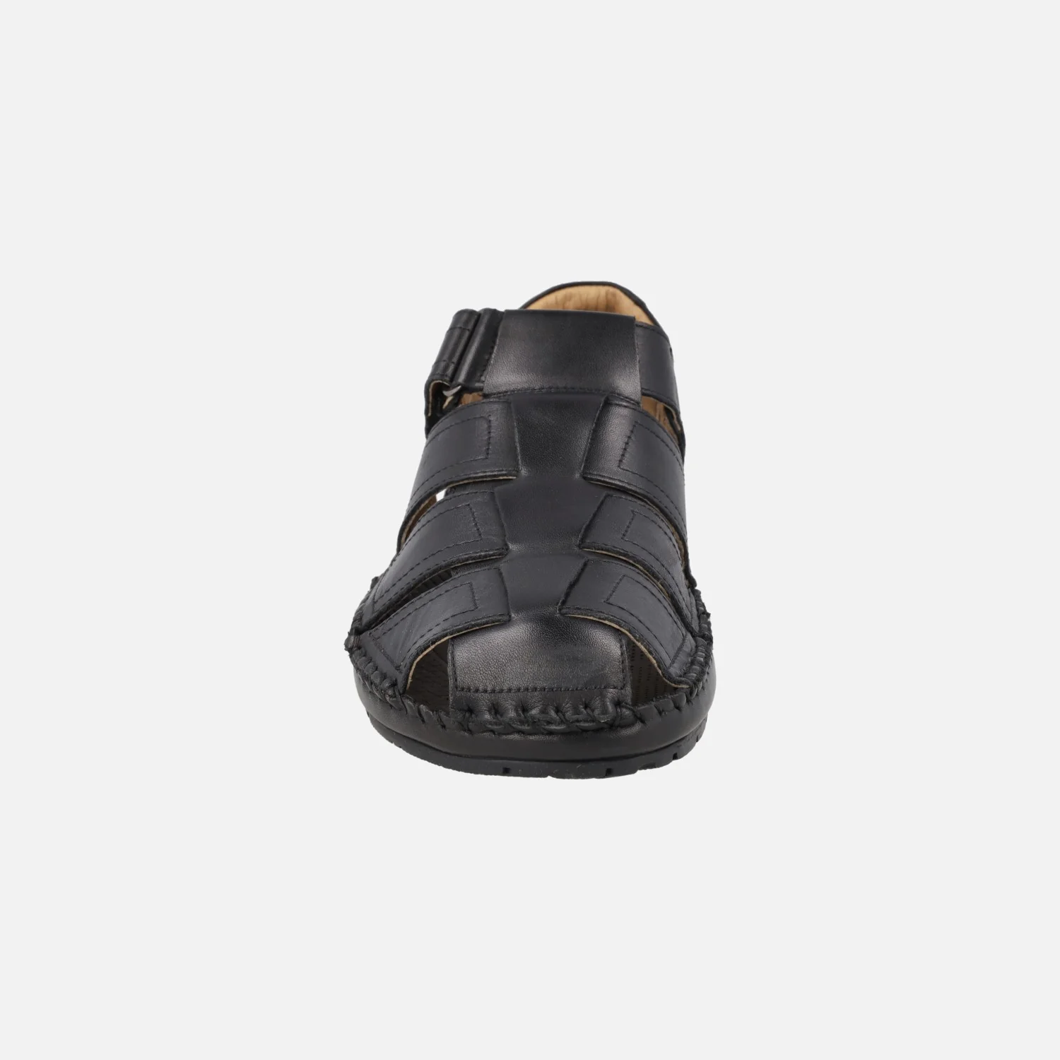 Sandalias de piel para hombre con cierre de velcro Tarifa - Image 11