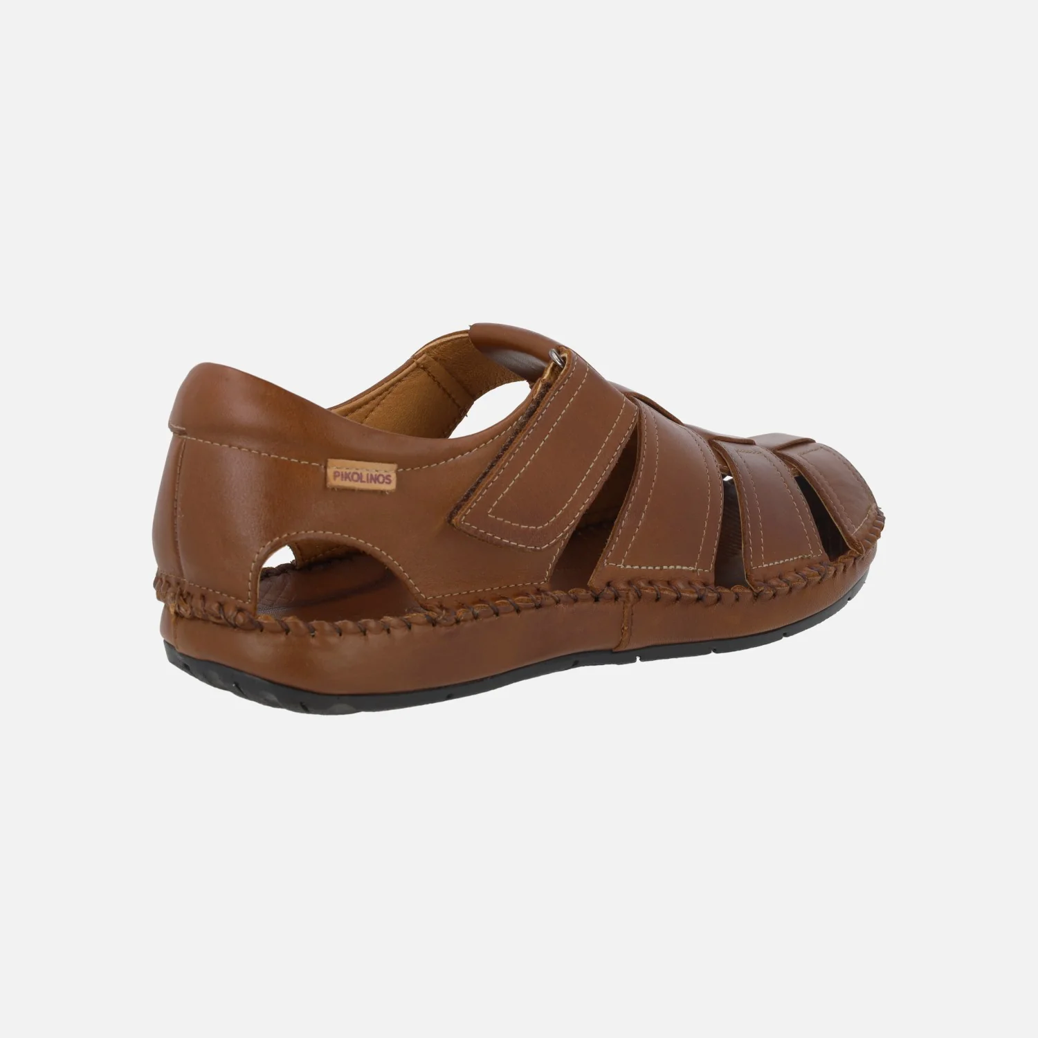 Sandalias de piel para hombre con cierre de velcro Tarifa - Image 4