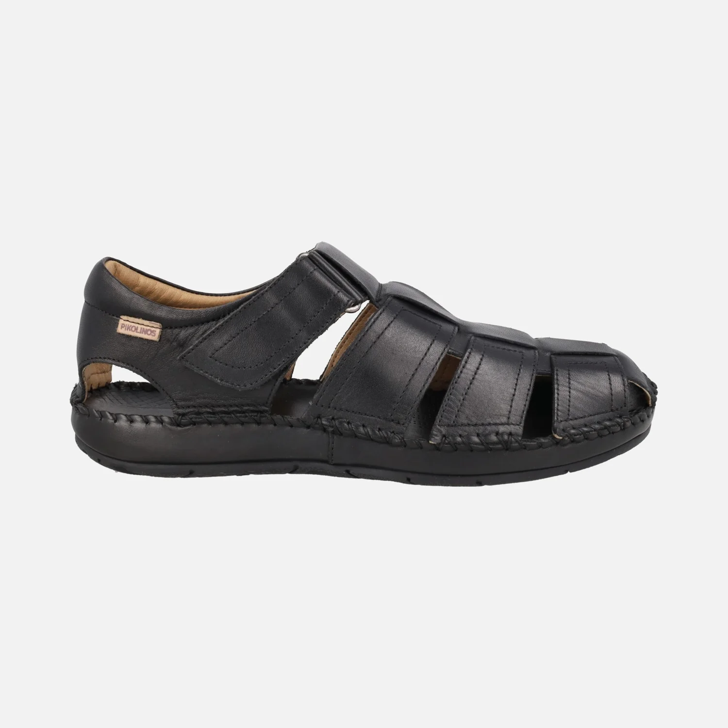 Sandalias de piel para hombre con cierre de velcro Tarifa - Image 7