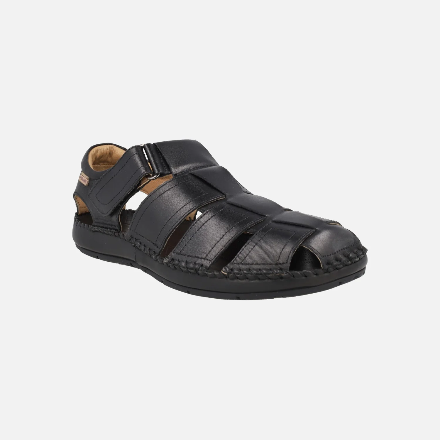 Sandalias de piel para hombre con cierre de velcro Tarifa - Image 8