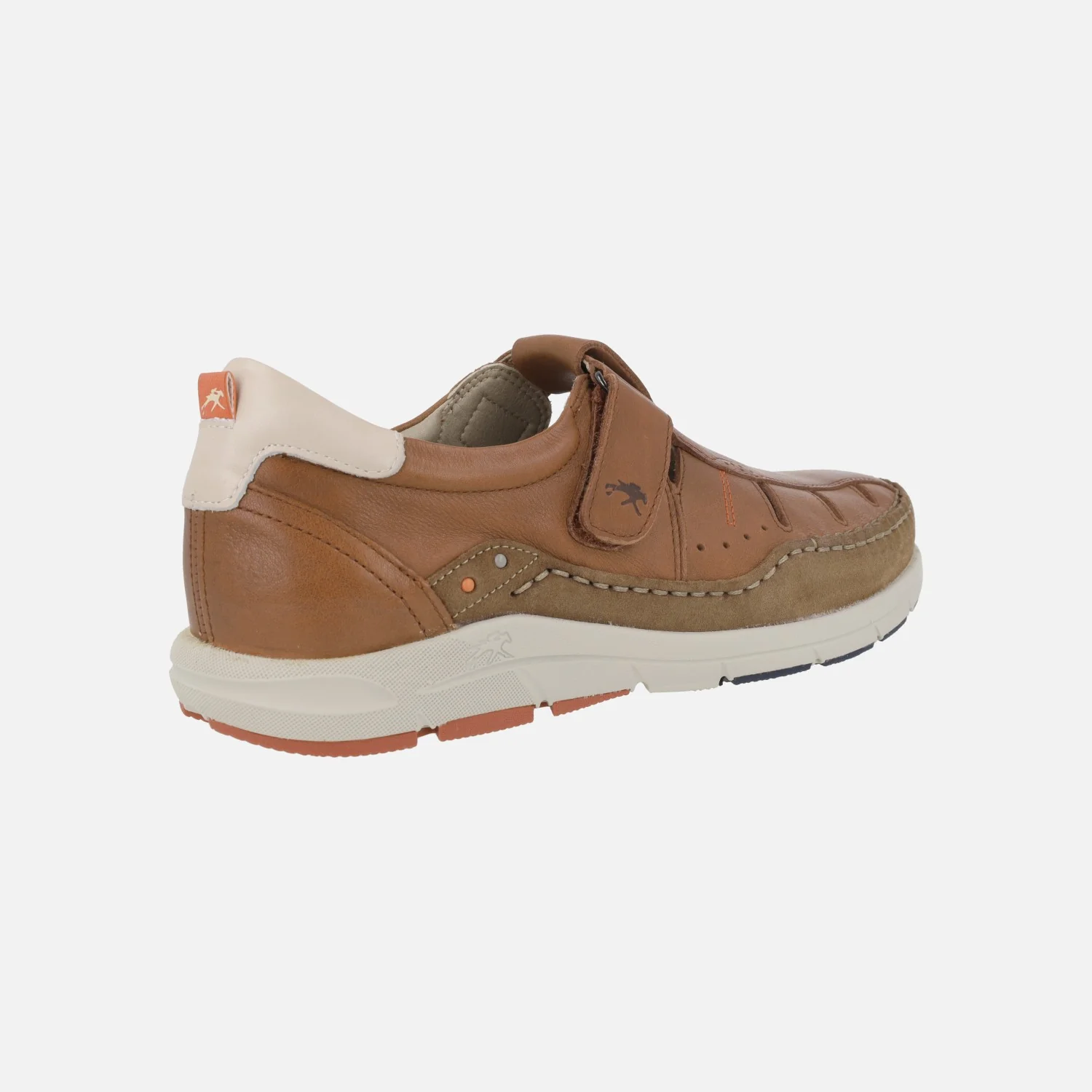 Sandalias de piel para hombre Kai con cierre de velcro - Image 4