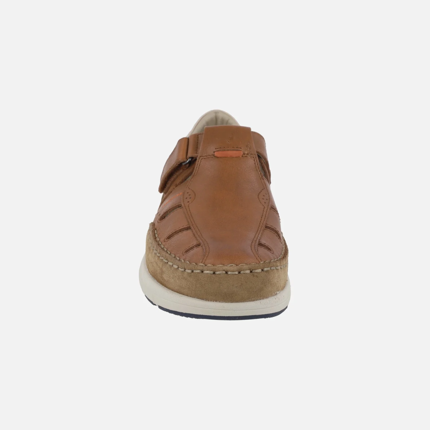 Sandalias de piel para hombre Kai con cierre de velcro - Image 5