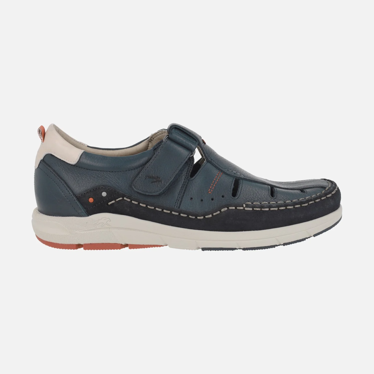 Sandalias de piel para hombre Kai con cierre de velcro - Image 7