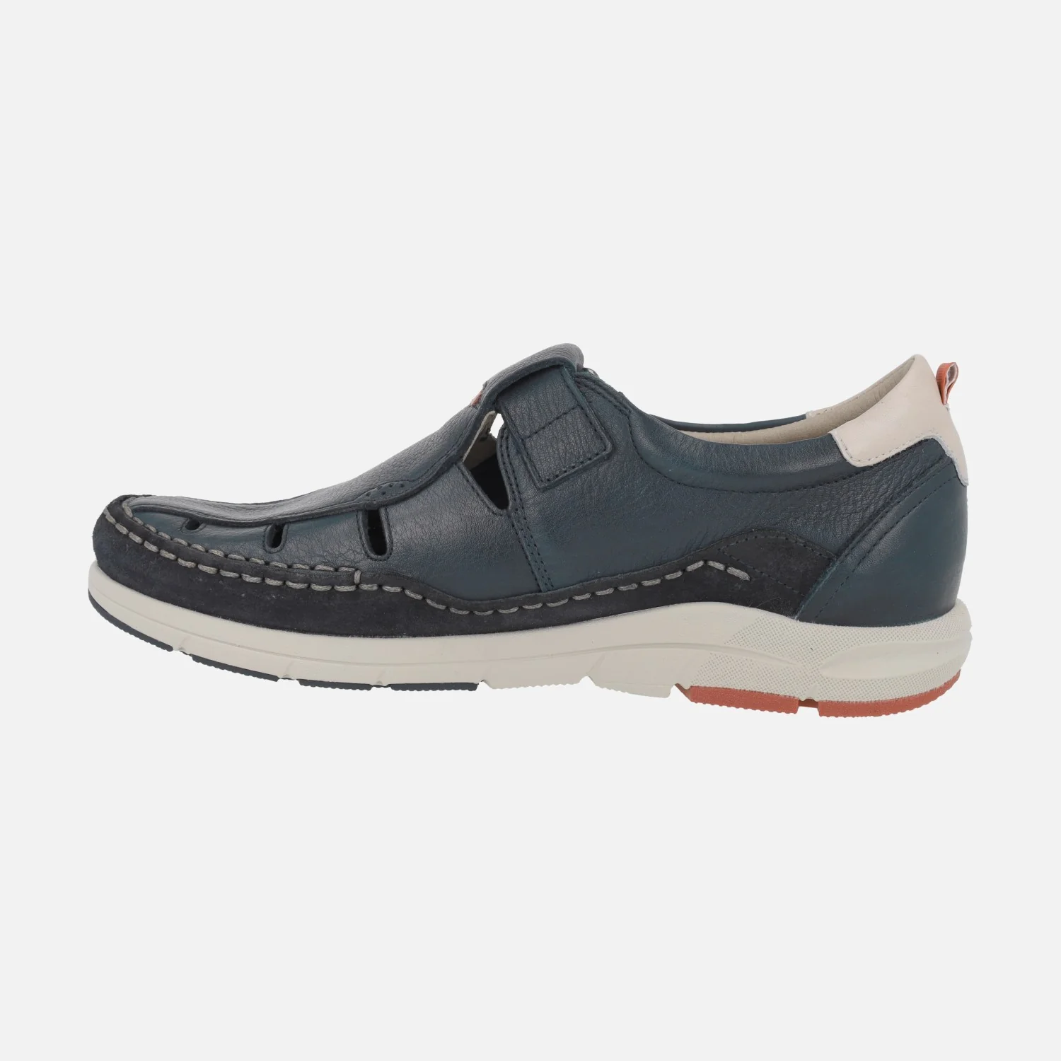 Sandalias de piel para hombre Kai con cierre de velcro - Image 9
