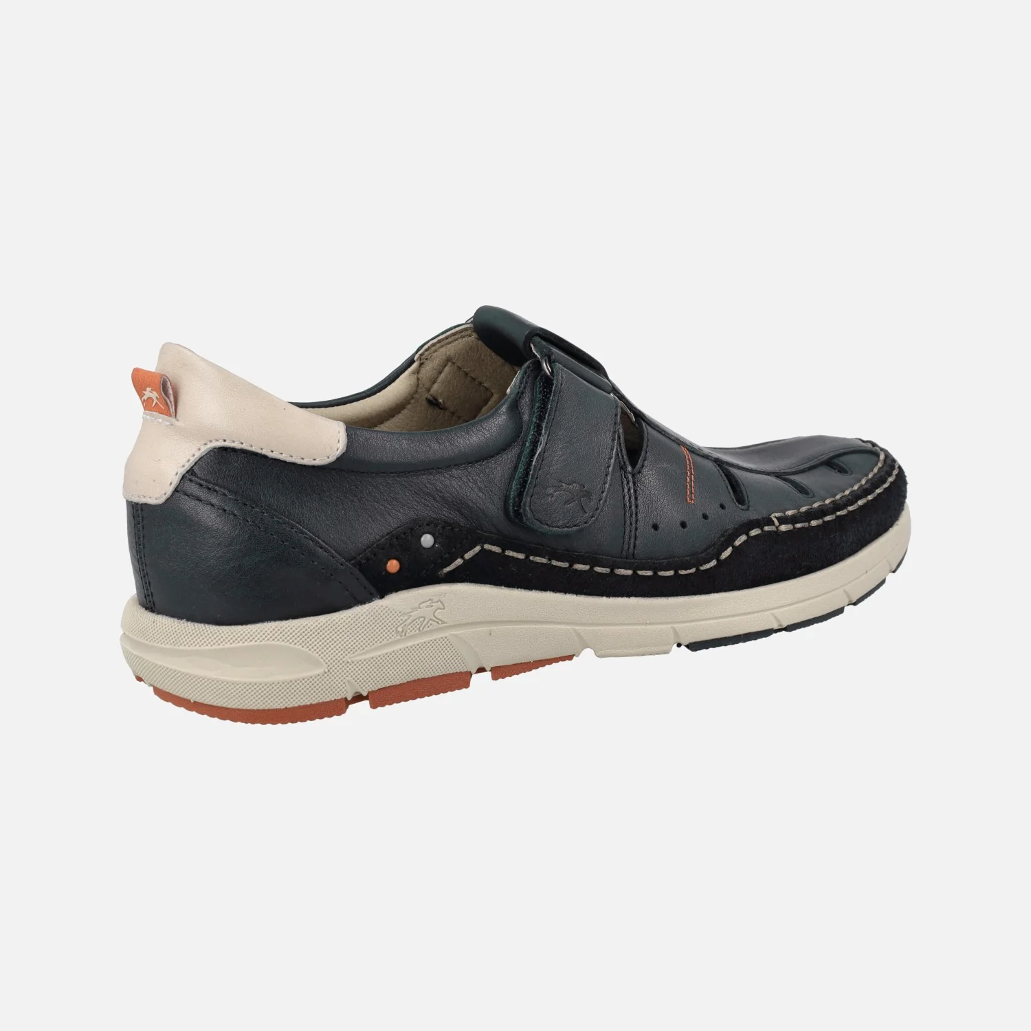 Sandalias de piel para hombre Kai con cierre de velcro - Image 3