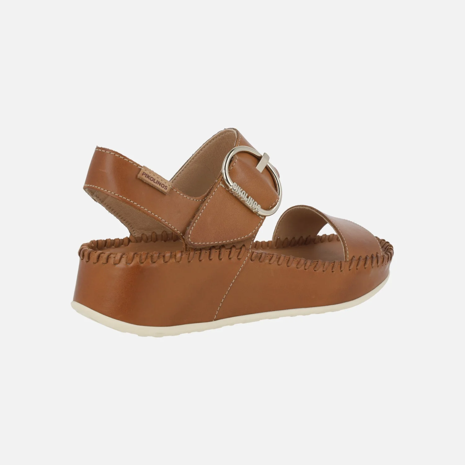 Sandalias de piel para mujer Marina con cierre de velcro - Image 3