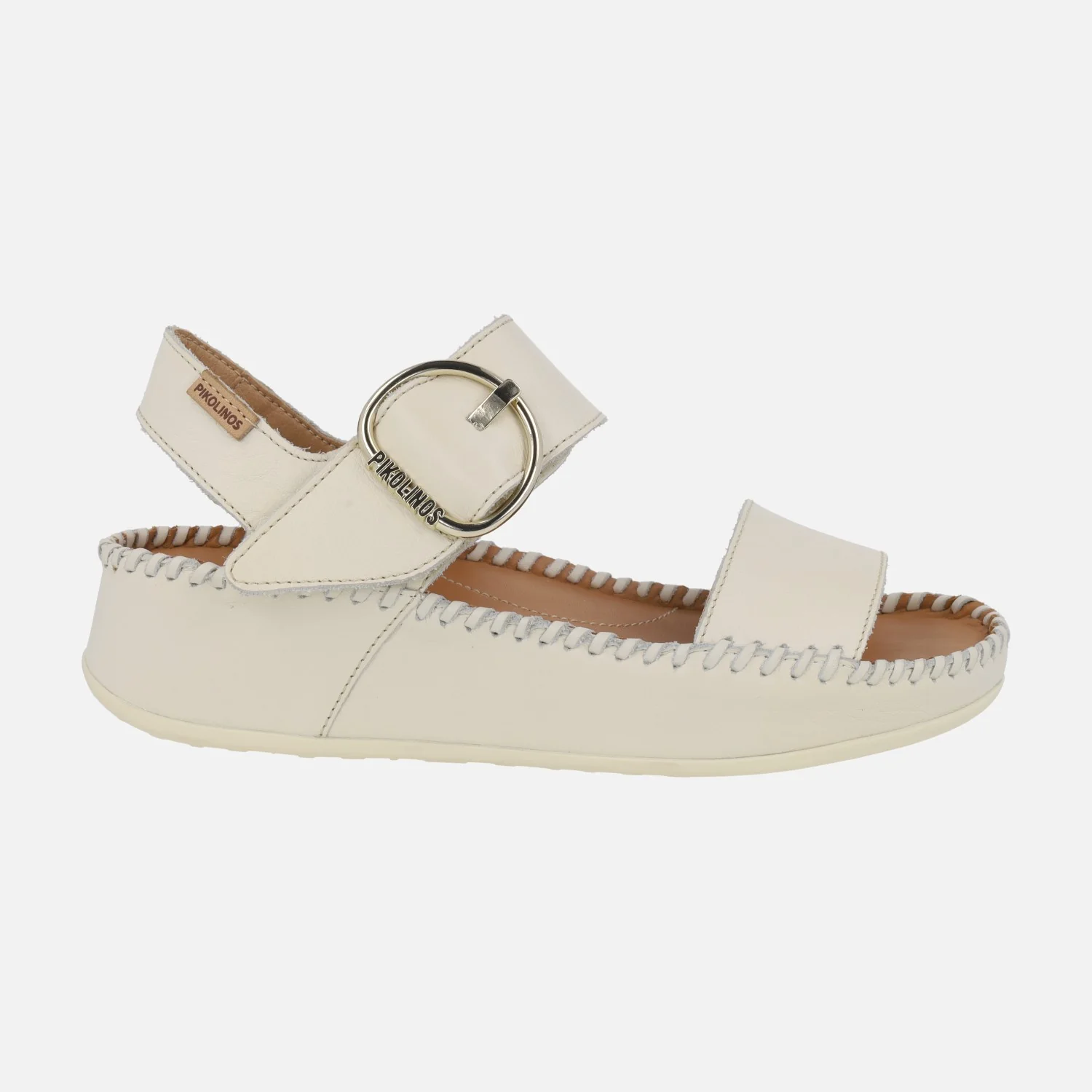 Sandalias de piel para mujer Marina con cierre de velcro - Image 7