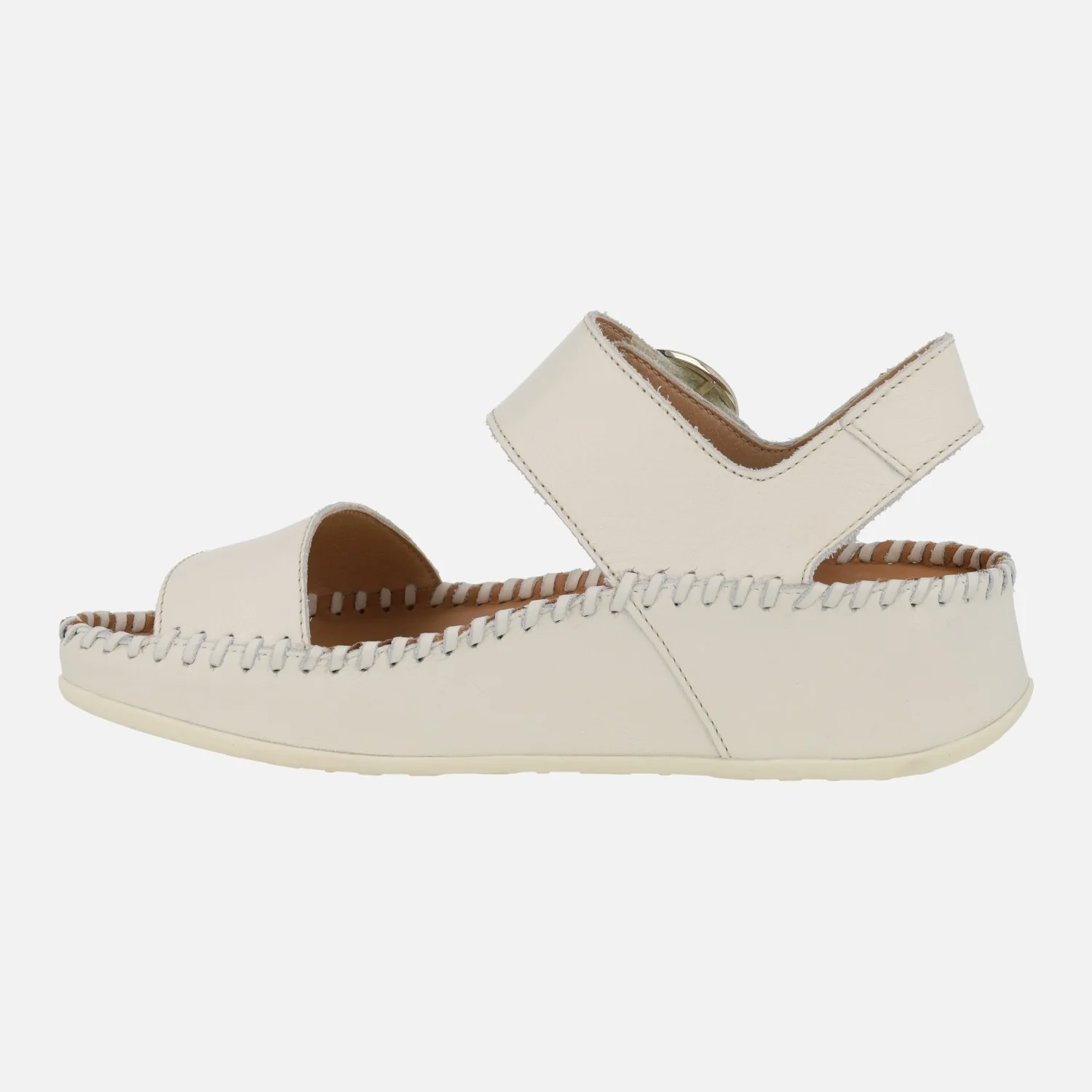 Sandalias de piel para mujer Marina con cierre de velcro - Image 9