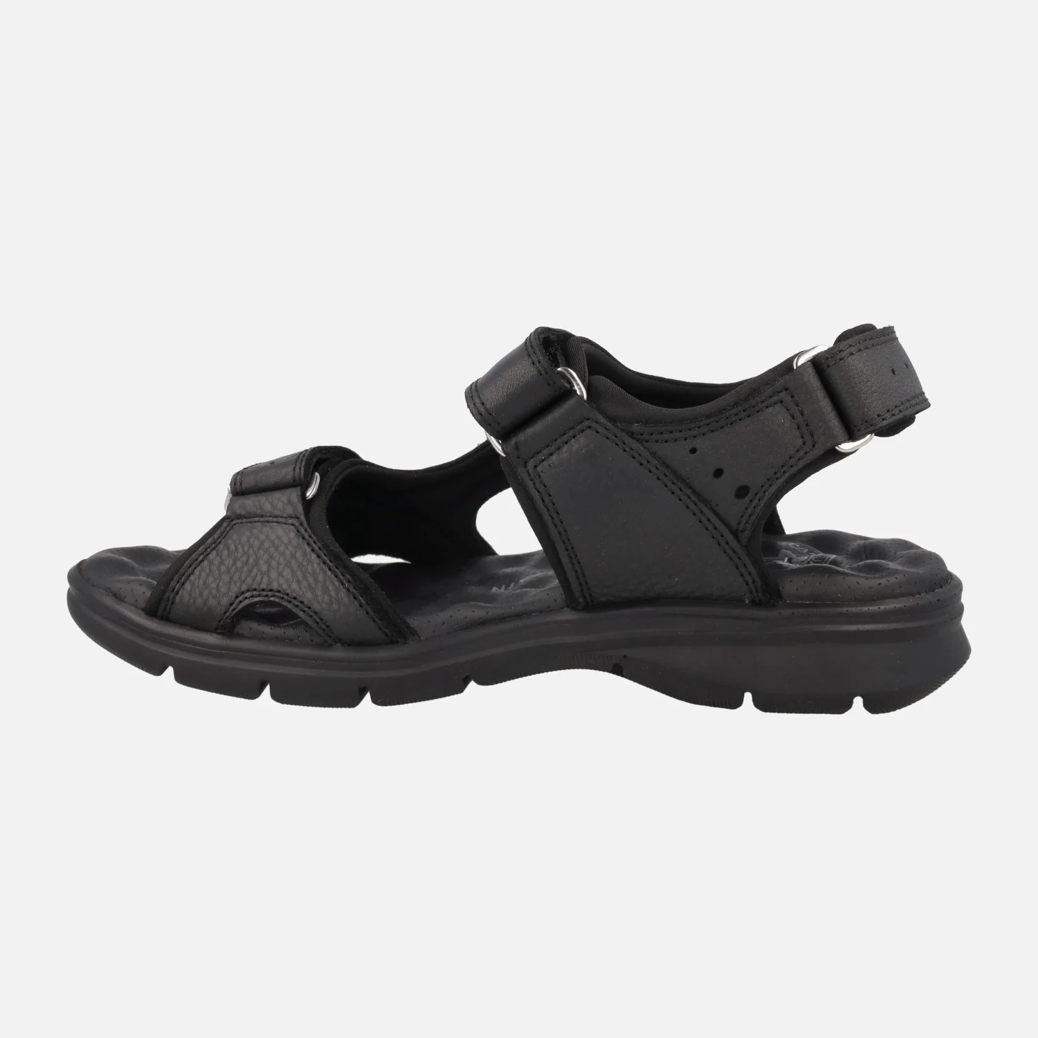 Sandalias de piel Salton con forro de lycra y cierre de velcro - Image 5