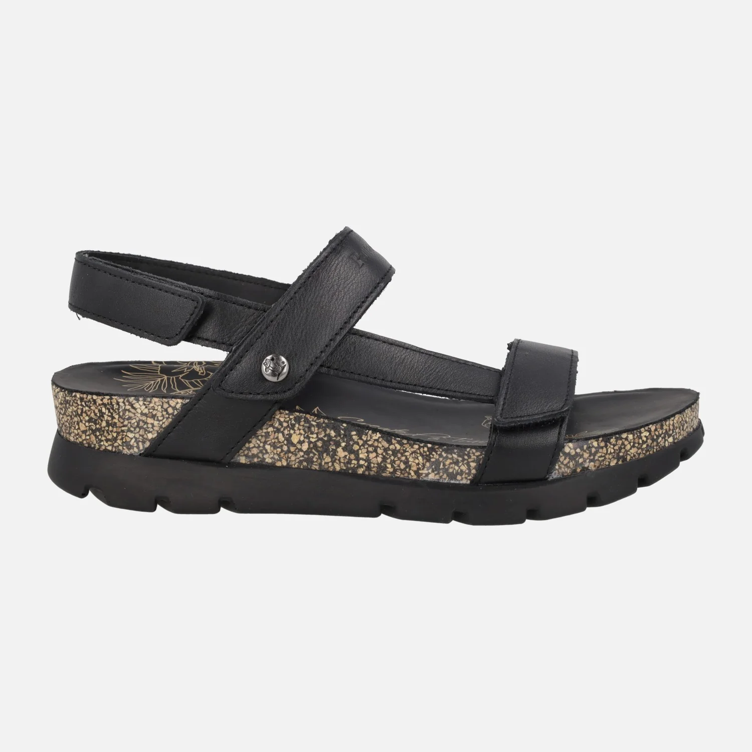 Sandalias de piel Selma con cierre de velcros