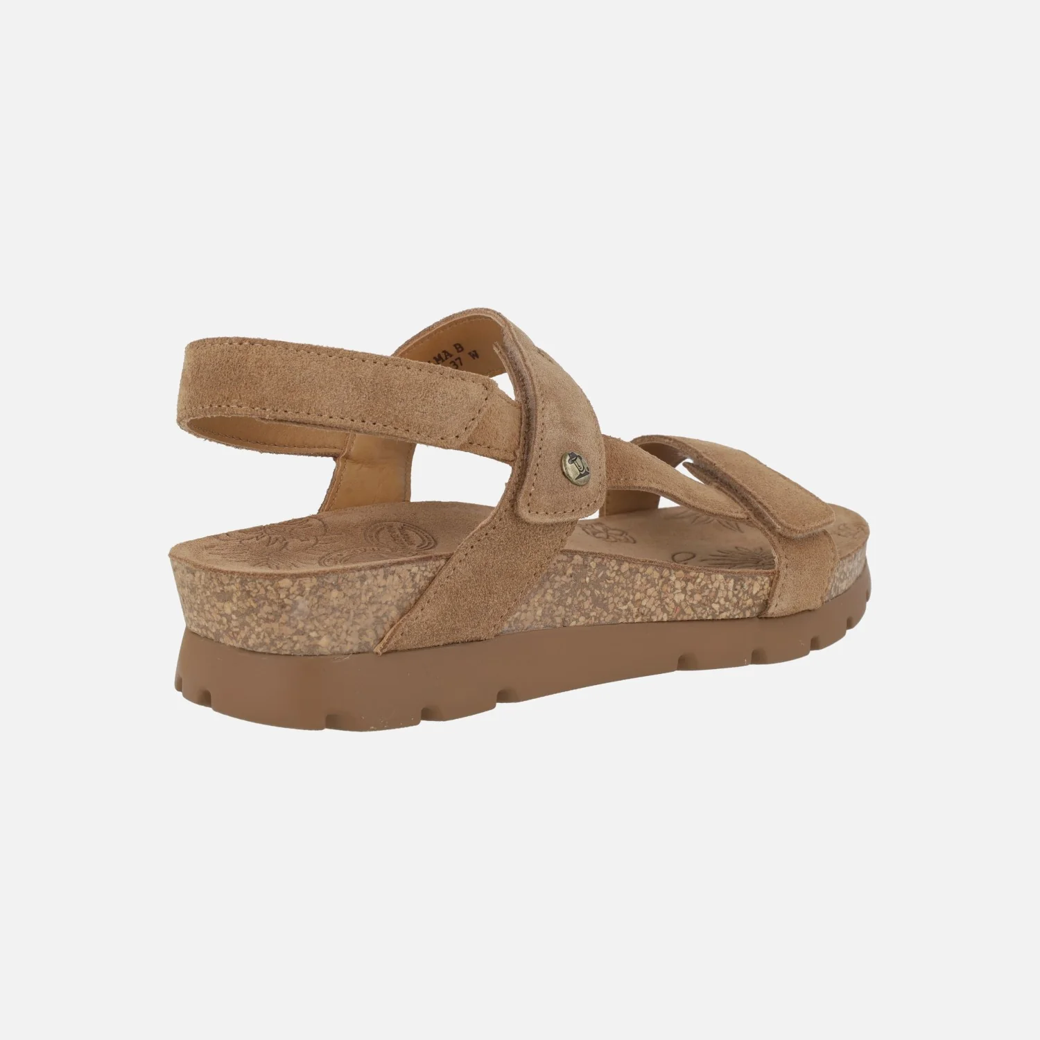 Sandalias de piel serraje con cierre de velcros Selma - Image 5