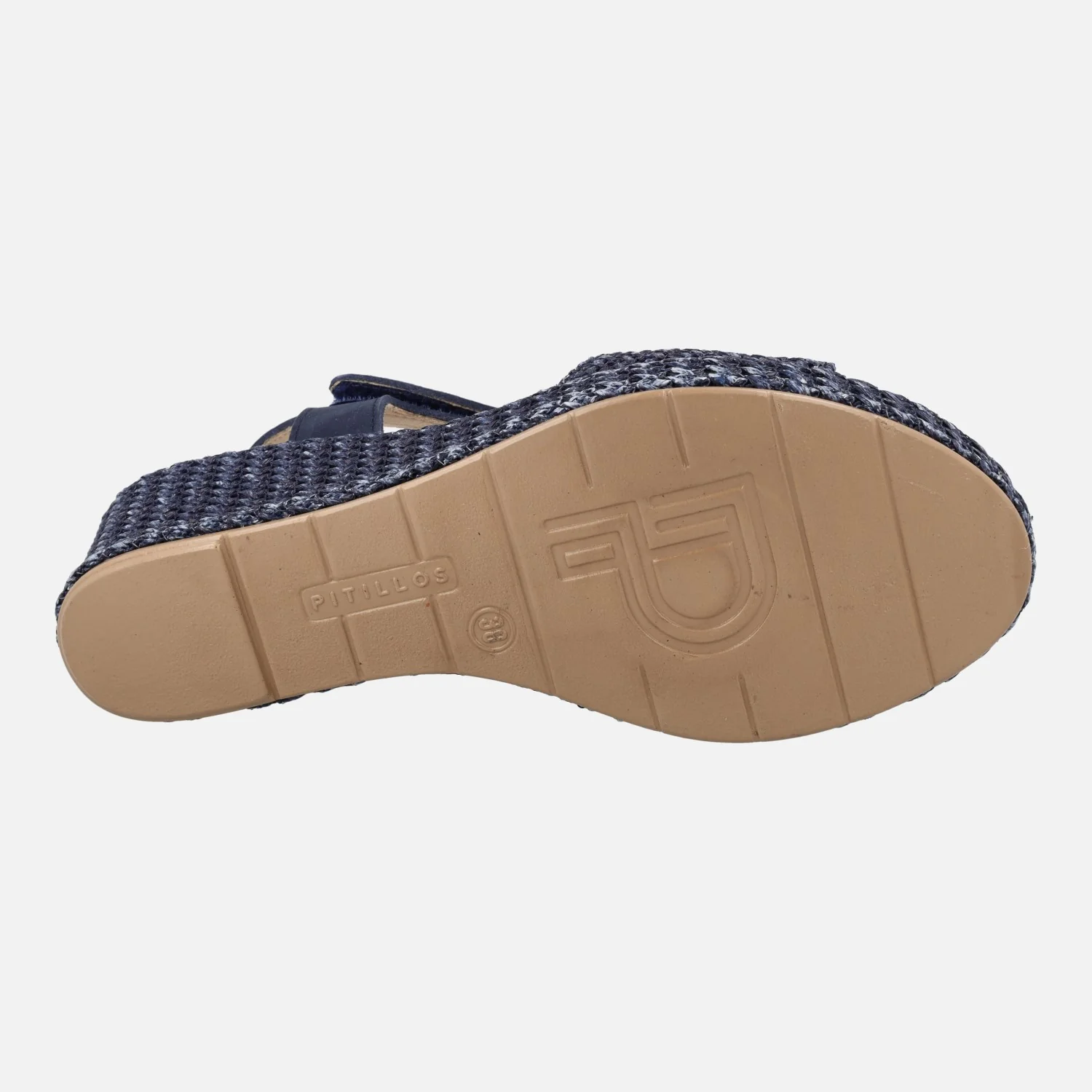 Sandalias de piel y rafia con cierre de velcro - Image 19