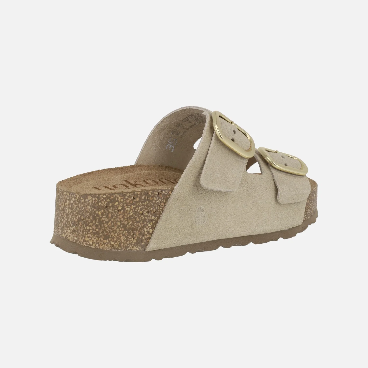 Sandalias de plataforma WIWI-003 en serraje con dos hebillas - Image 10