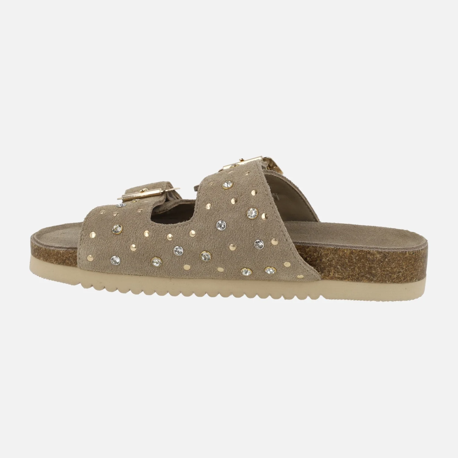 Sandalias de serraje con hebillas y apliques decorativos - Image 11