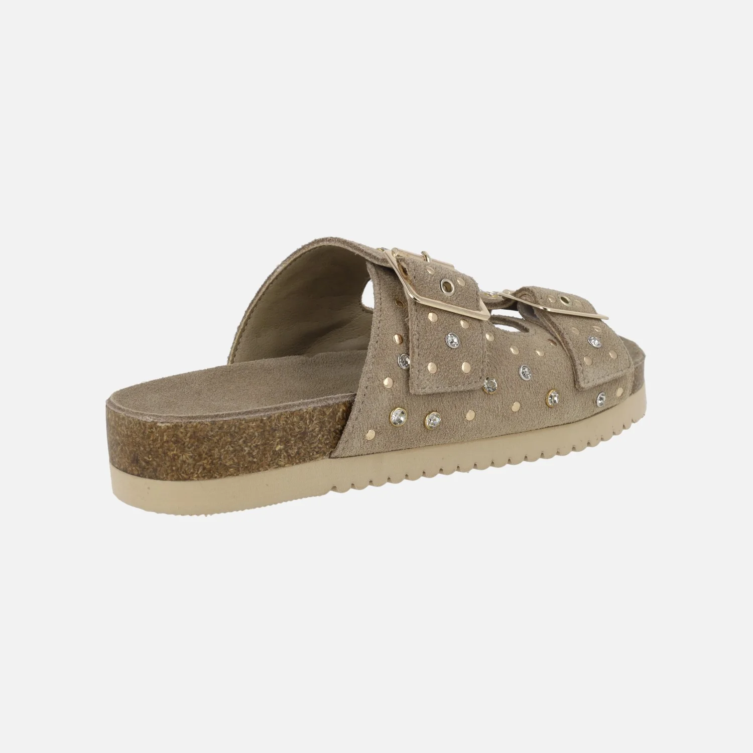 Sandalias de serraje con hebillas y apliques decorativos - Image 12