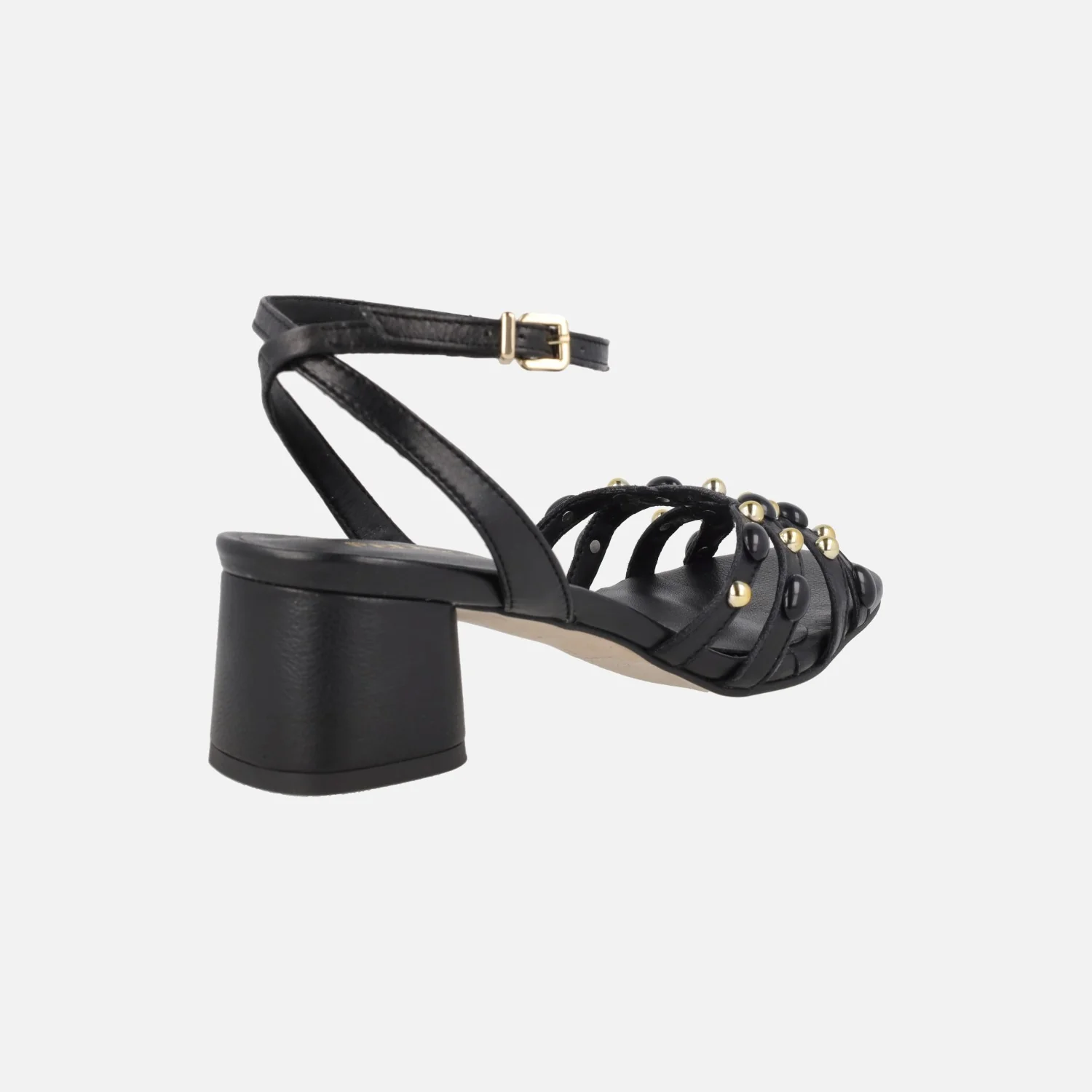 Sandalias de tacón con pedrería y pulsera al tobillo - Image 10