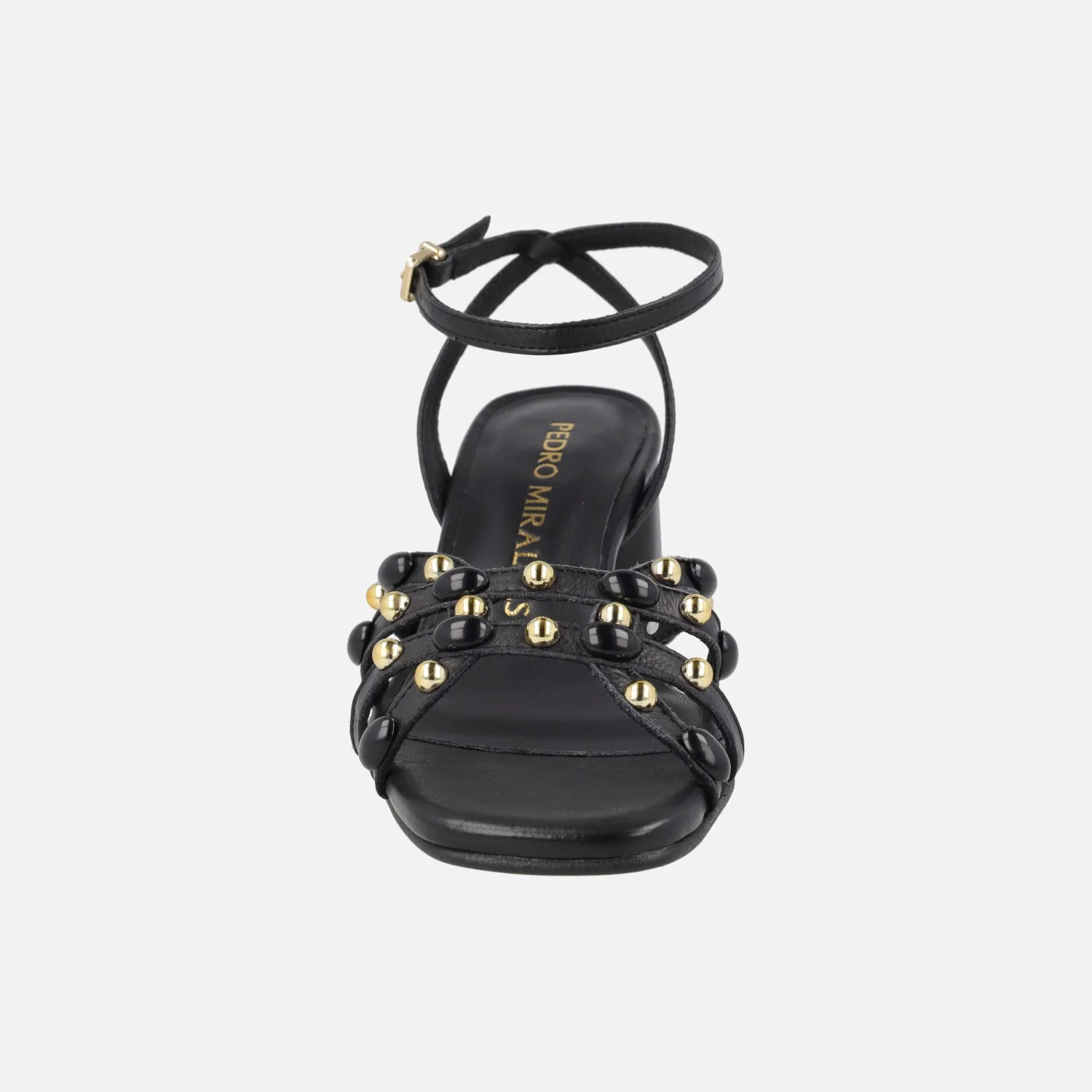 Sandalias de tacón con pedrería y pulsera al tobillo - Image 11