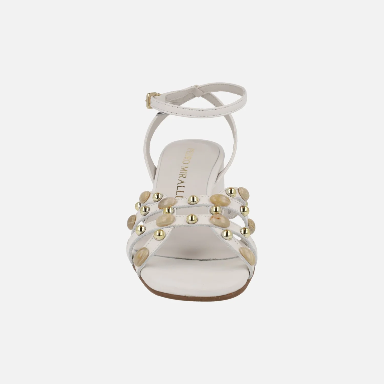Sandalias de tacón con pedrería y pulsera al tobillo - Image 17