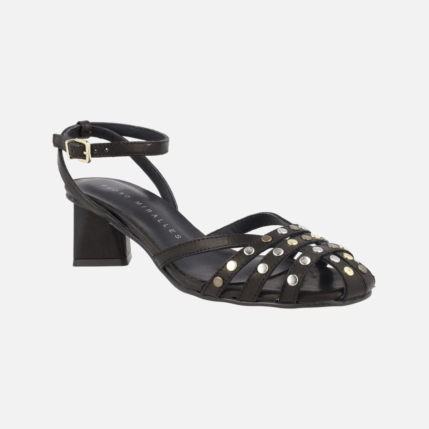 Sandalias de tacón con pulsera estilo cangrejeras Jasper - Image 2