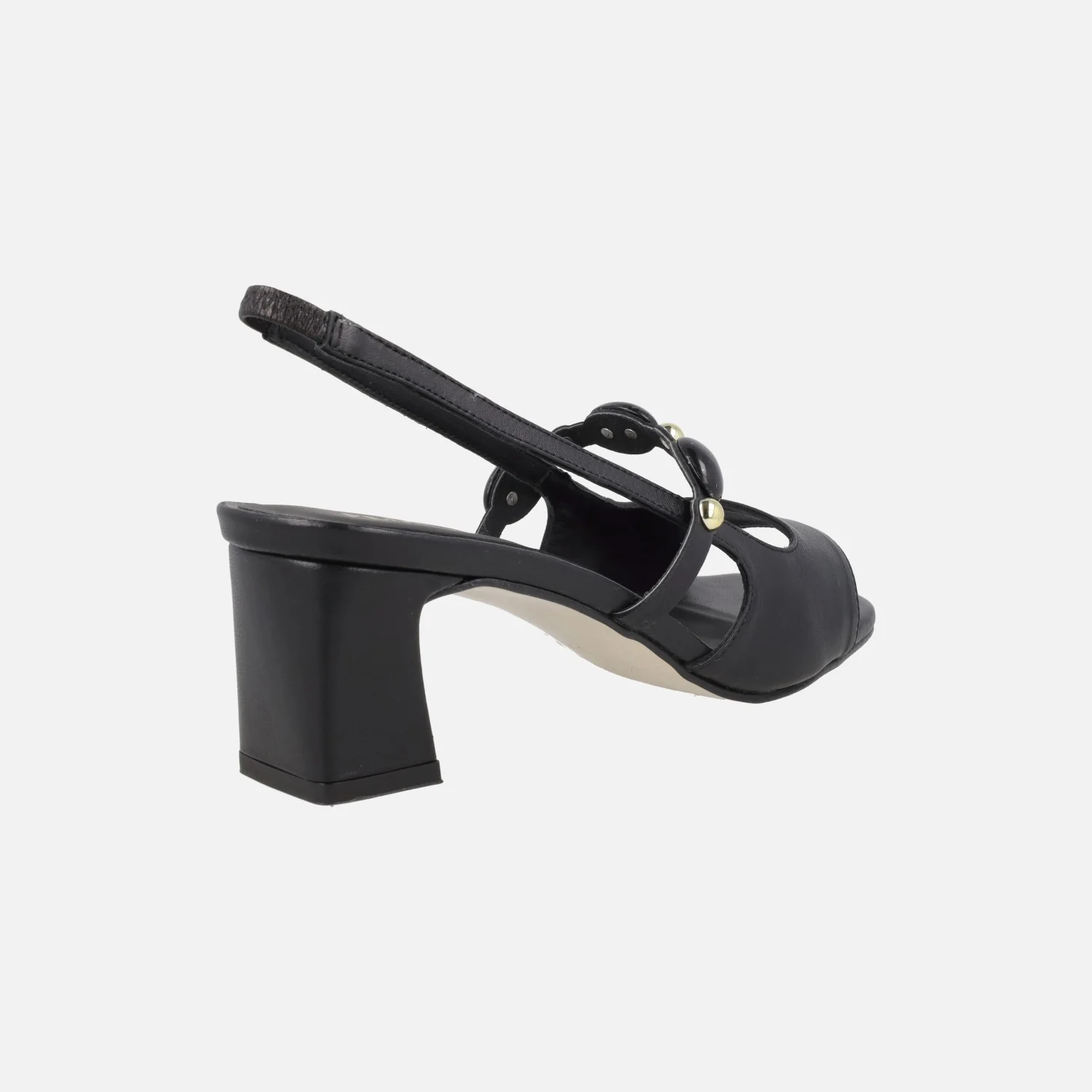 Sandalias de tacón con tira de pedrería Ubrique - Image 4