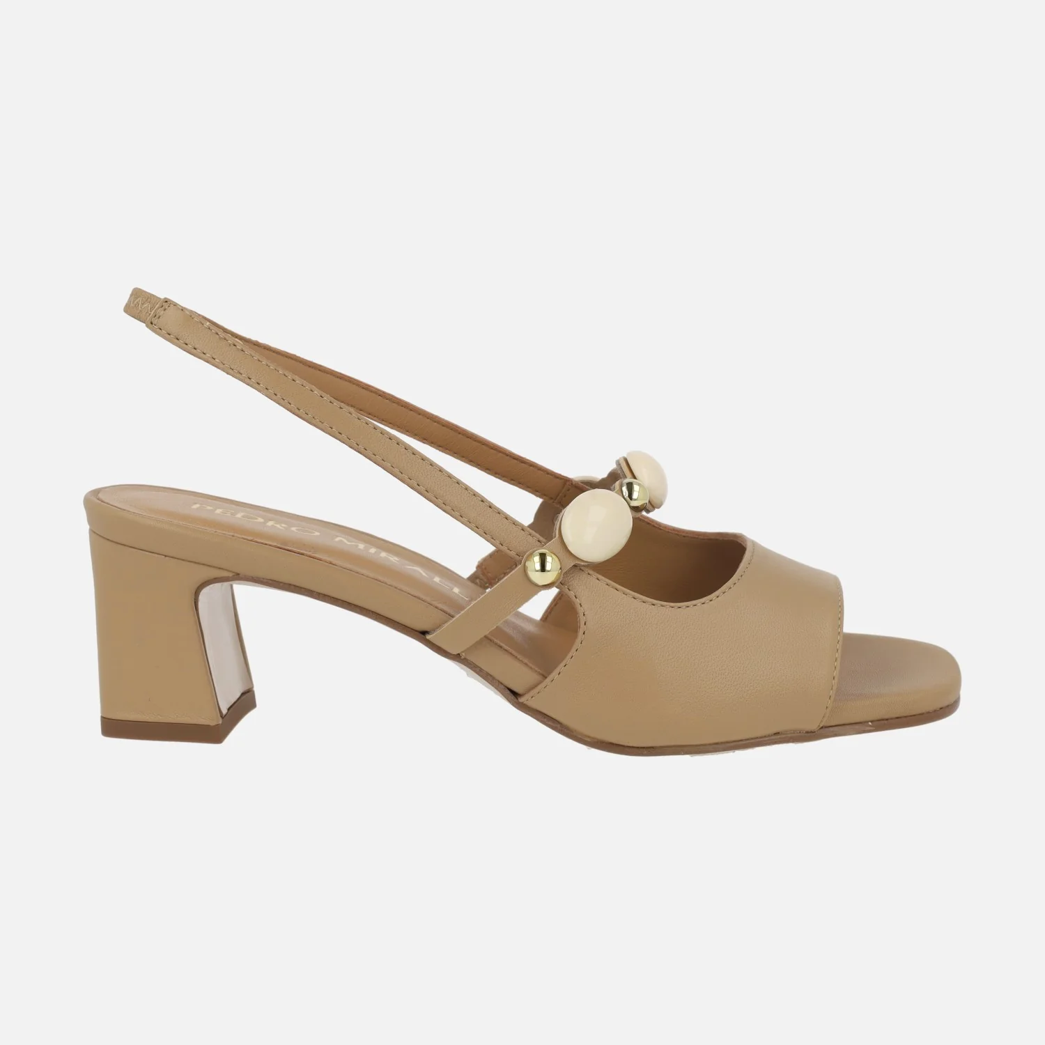 Sandalias de tacón con tira de pedrería Ubrique - Image 7