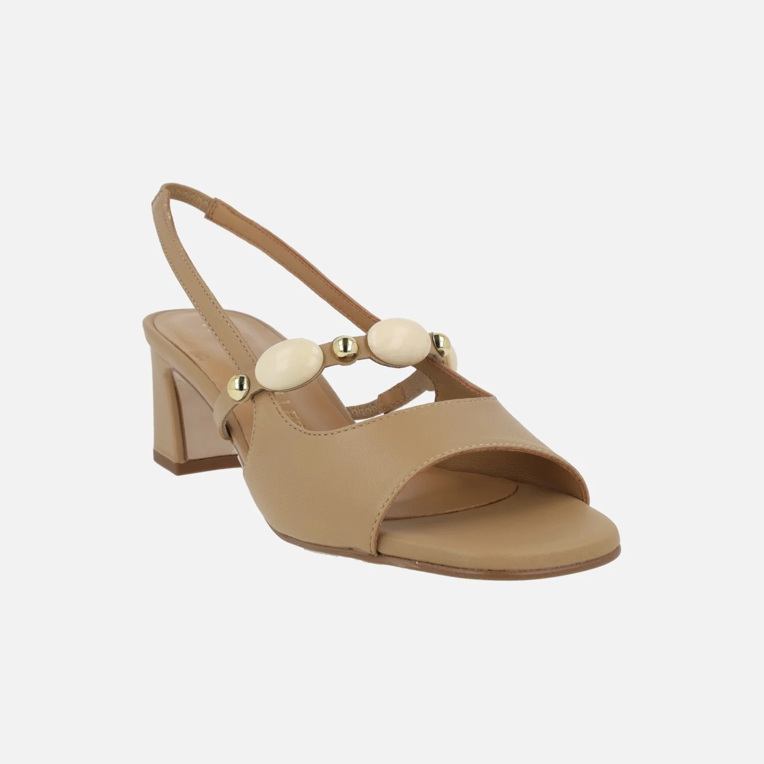Sandalias de tacón con tira de pedrería Ubrique - Image 8