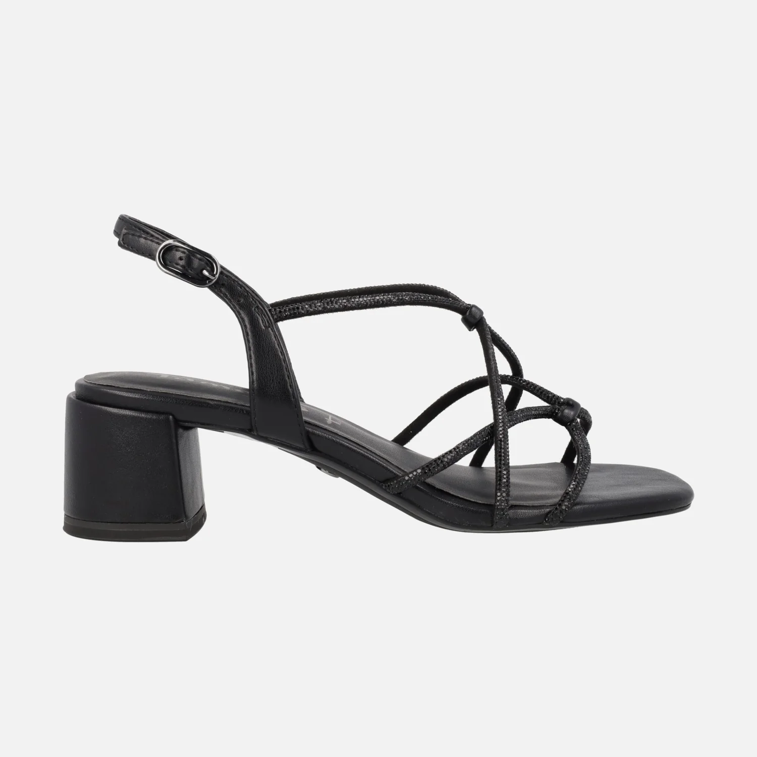 Sandalias de tacón con tiras de strass - Image 13