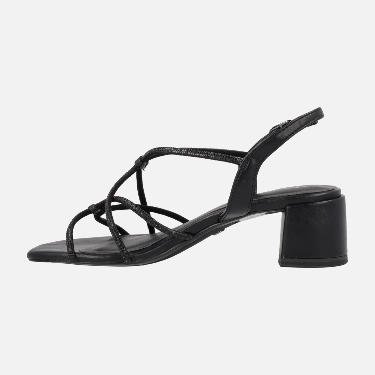 Sandalias de tacón con tiras de strass - Image 16