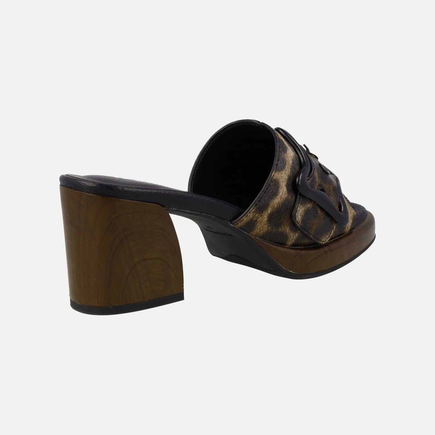 Sandalias de tacón Lil Haley en animal print leopardo - Image 4