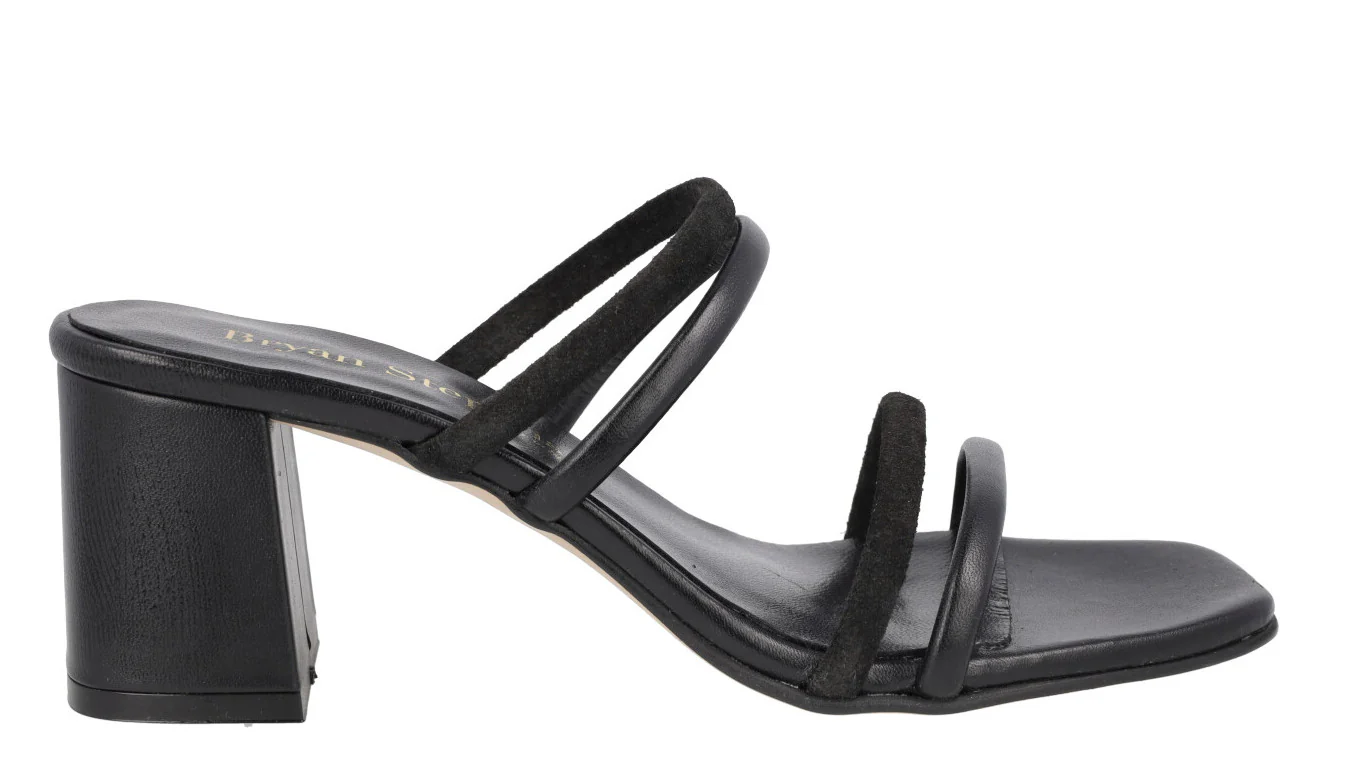 Sandalias Nolita de tiras combinadas y tacón ancho para mujer - Image 4