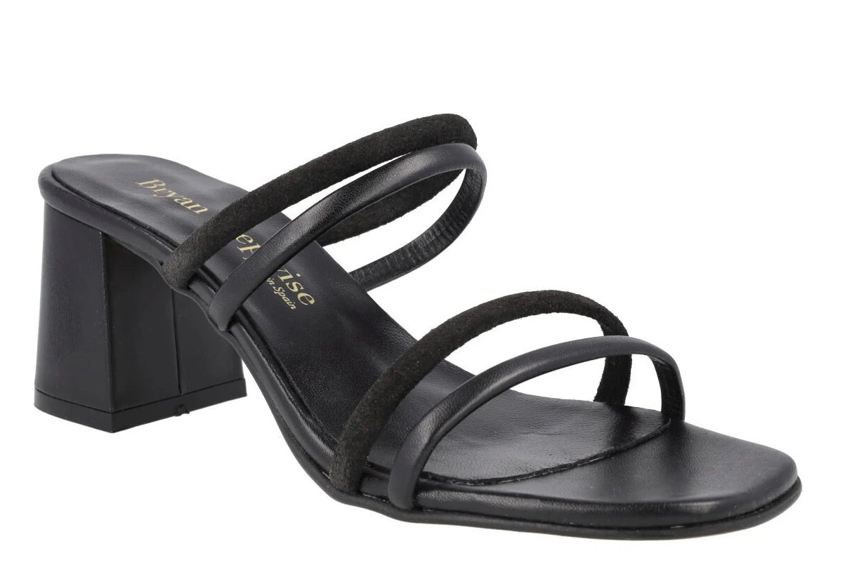 Sandalias Nolita de tiras combinadas y tacón ancho para mujer - Image 5