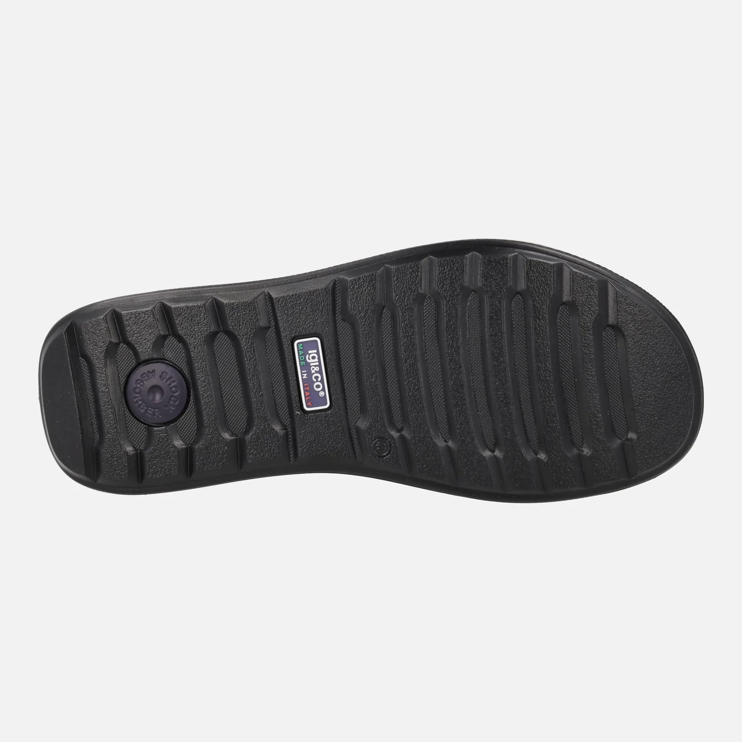 Sandalias de tiras con cierre de velcro en combinado negro y oro - Image 6